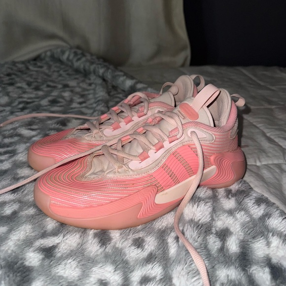adidas Shoes - Adidas Women's Coral Pink Sneakers